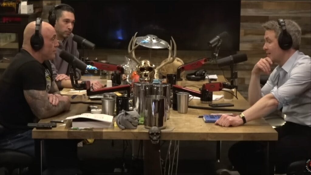 Screenshot: Joe Rogan Experience #2303. Dave Smith and Douglas Murray. PowerfulJRE. YouTube.com