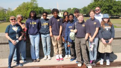Christ Chapel Academy participated in the annual Bible Reading Marathon outside the U.S. Capitol on April 29, 2025. Debra Hottle (FL) and Brenda Prather (L) of Christ Chapel Academy spoke with The Christian Post during the event. 