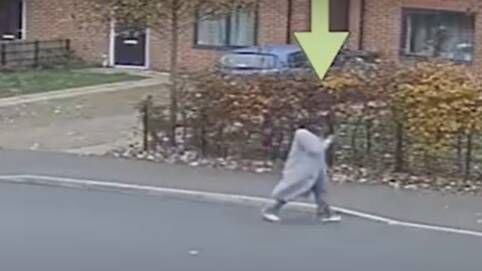 Mya Marsh leaving her home in Kings Norton to meet Minister Enfrence