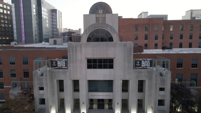 The Presbyterian Center, headquarters of the Presbyterian Church (USA), located in Louisville, Kentucky.
