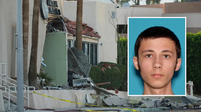 Authorities say Guy Edward Bartkus is the primary suspect in the May 17 car bombing in Palm Springs, California.