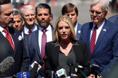Former Attorney General of Florida Pam Bondi, who now serves as the U.S. attorney general.