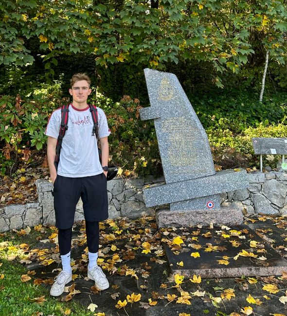 Adam at memorial