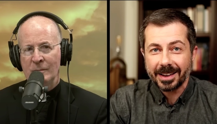 Former Transportation Secretary Pete Buttigieg appeared on Father James Martin's podcast 'The Spiritual Life' on June 24, 2025.