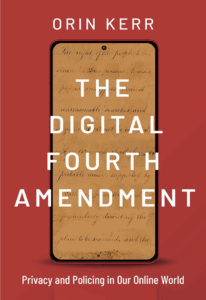 Cover of a book, "The Digital Fourth Amendment