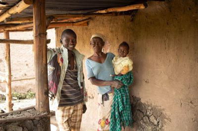 'Simon,' his mother and his baby sister were reintegrated as a family after he was considered an orphan and living on the streets in Kisumu, Kenya.