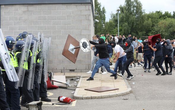 Pregnant teen jailed over asylum hotel riot
