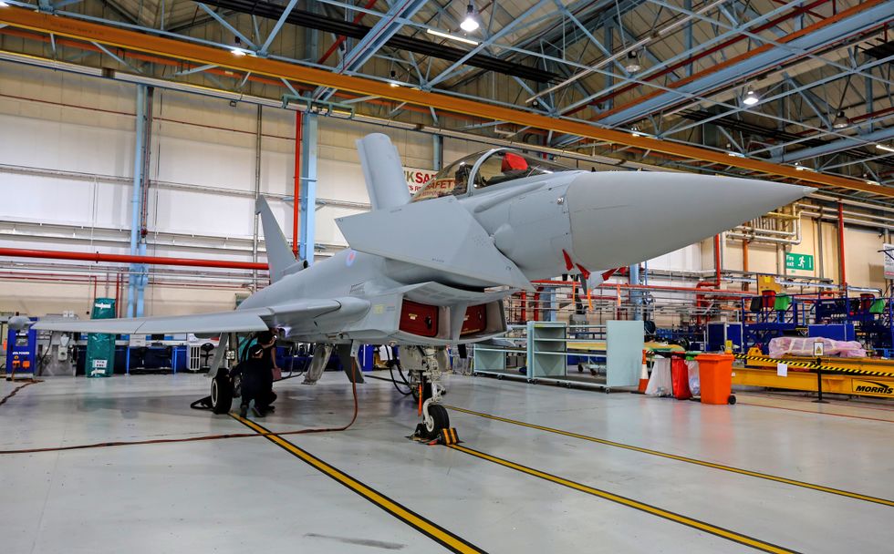 \u200bTyphoon jet near completion at BAE Warton