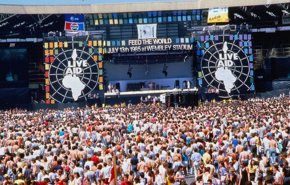 Live Aid stage