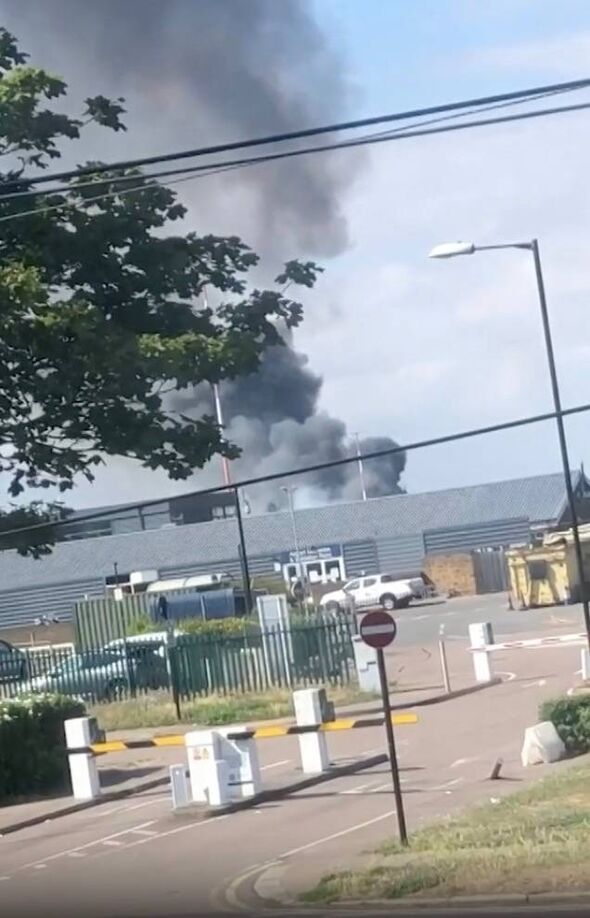 Aftermath of the crash