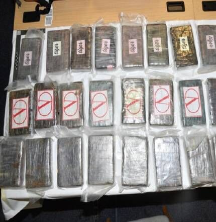 Drugs were found in the luggage 
