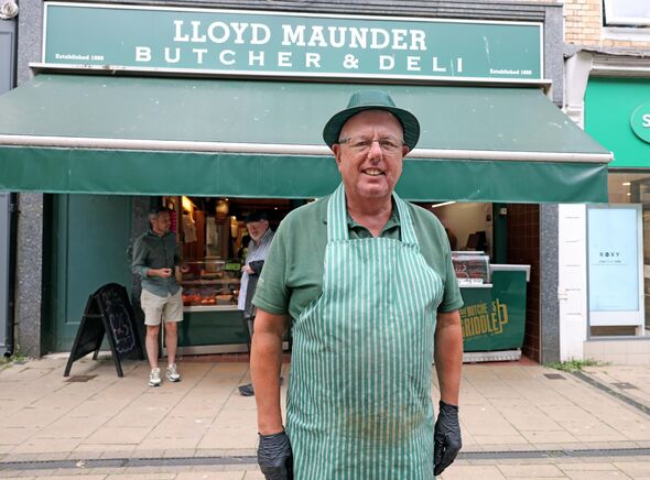 David Vaughan, butcher