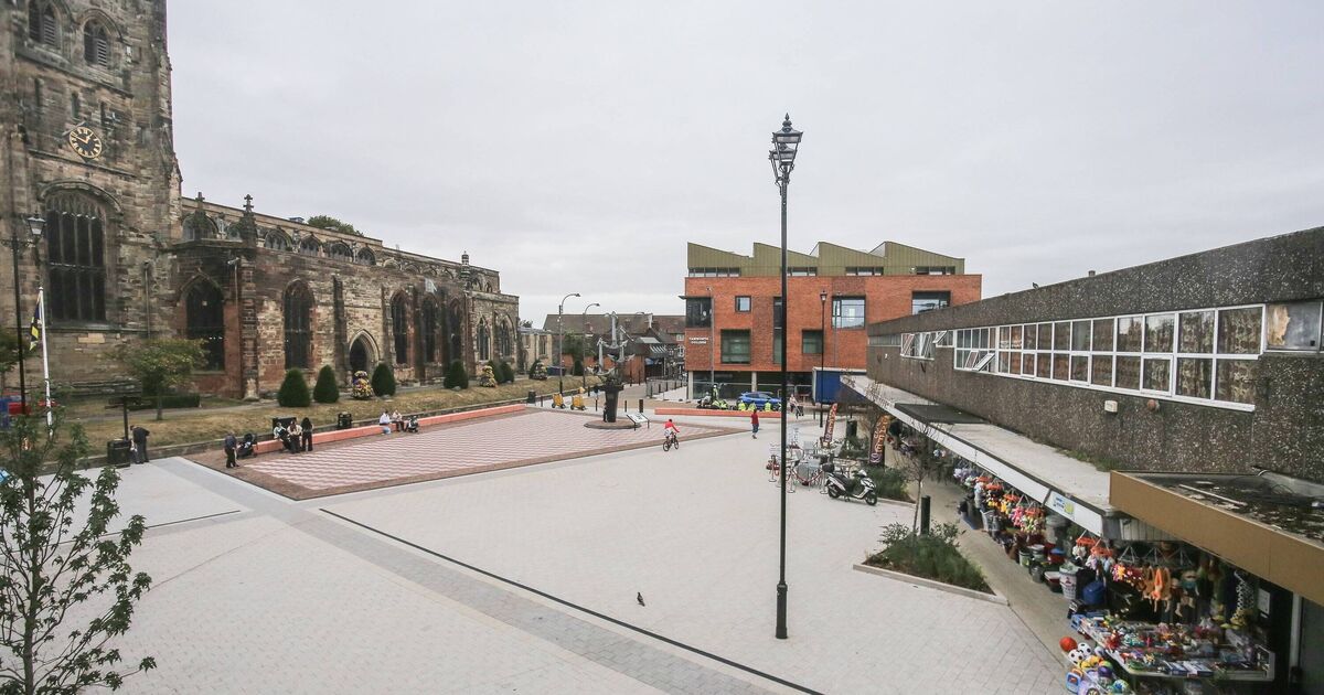 Pensioners left injured by 'crazy paving' in market town's new £1.3M square | UK | News