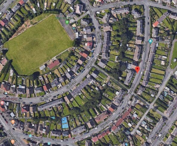 houses viewed from above