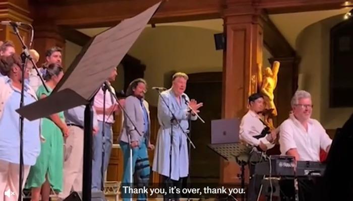 The Bishop of Fulham, the Rt. Rev. Jonathan Baker, has apologized after ordering a room of about 360 people to leave the St Andrew Church in Holborn after a summer secular concert held at the church. 