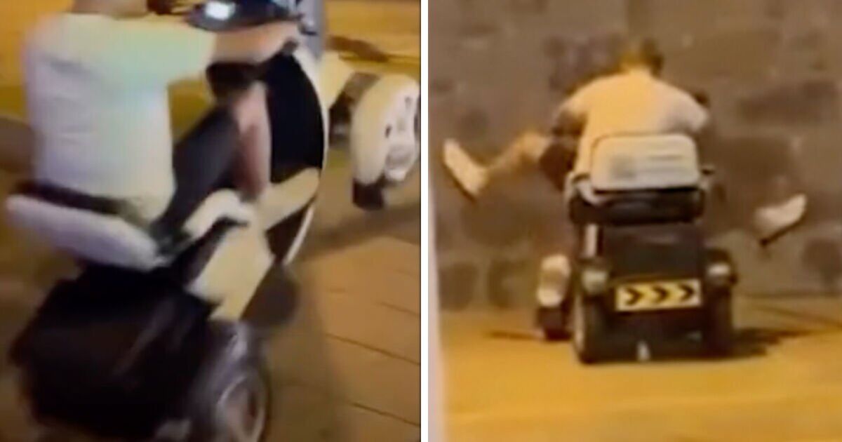British tourist in Tenerife risks hefty fine with outrageous stunt on mobility scooter | World | News