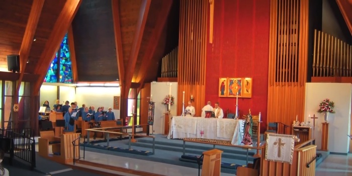 A worship service held at Christ Church of Toms River, New Jersey, on May 11, 2025. 