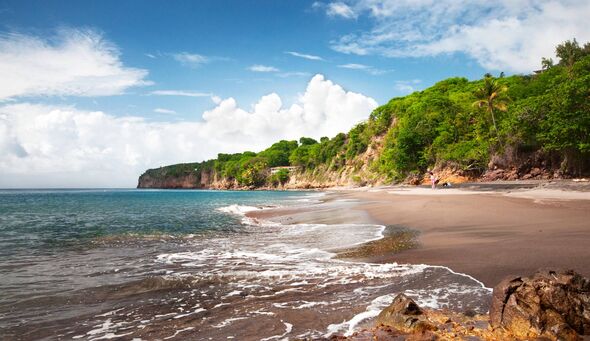 Woodlands beach, Montserrat, Caribbean.