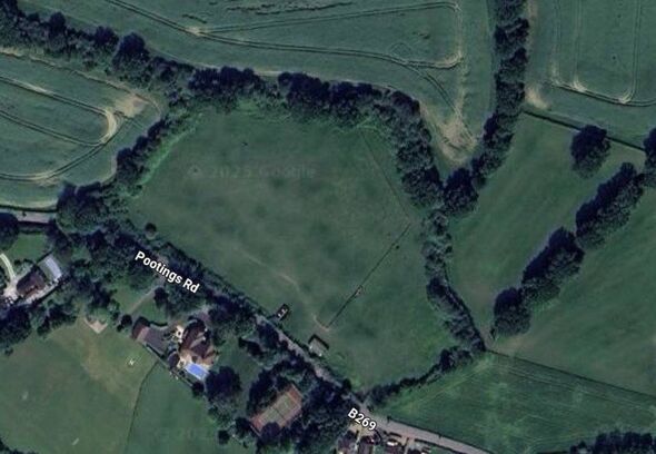 The travellers have turned the farm's field into a caravan park in just two days