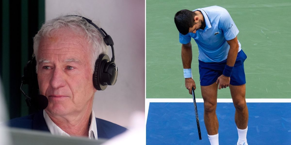 John McEnroe makes comment on Novak Djokovic's behaviour during Carlos Alcaraz clash