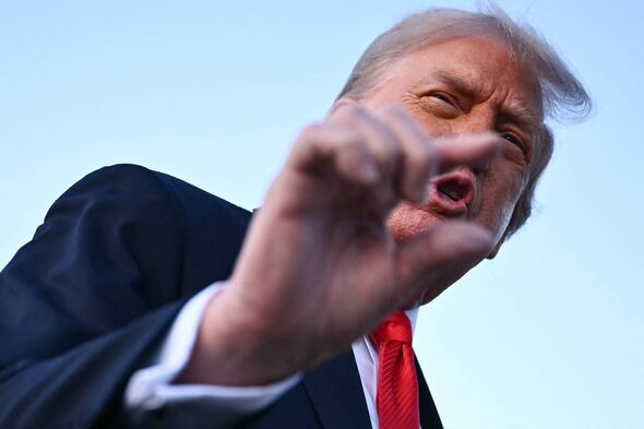 US President Donald Trump 