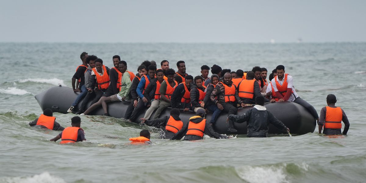 First migrant deportation flight under 'one-in, one-out' deal CANCELLED at last minute after charities threatened legal action