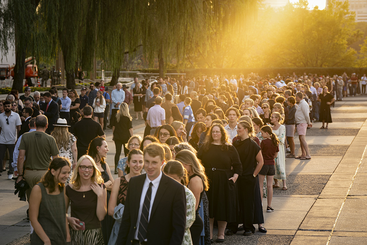 Charlie Kirk mourners declare spiritual war at tearful DC vigil
