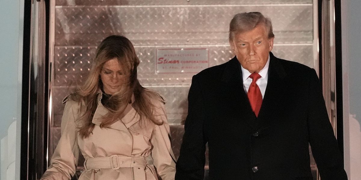Donald Trump touches down in Britain for unprecedented second state visit
