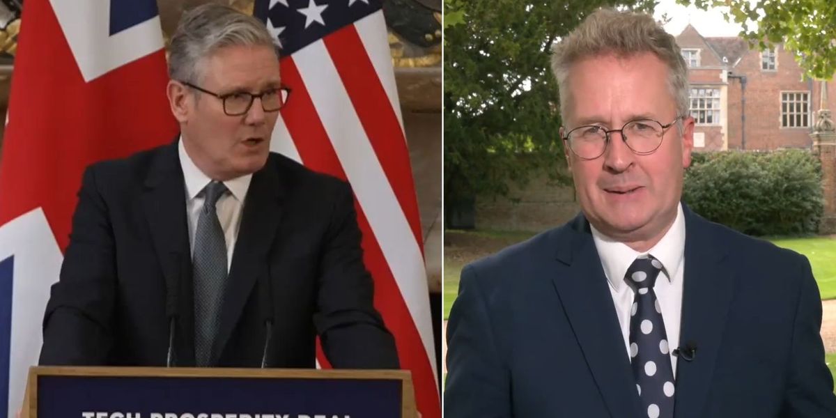 Keir Starmer faces ‘awkward moment’ during Donald Trump press conference