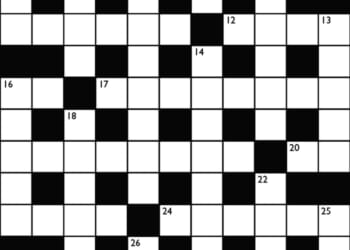 Crossword No. 1739