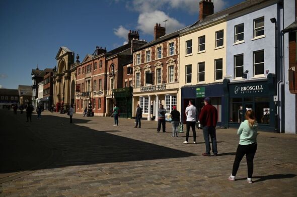 Pontefract in West Yorkshire