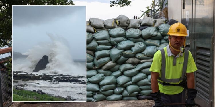 Nearly 500,000 people evacuated after 'life-threatening' super typhoon wreaks havoc across holiday hotspots