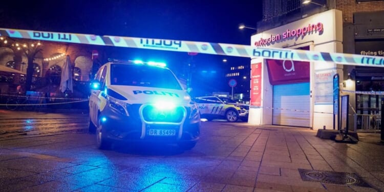 Armed police rush to centre of Oslo following 'explosion' as force warns 'there could be more'