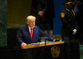 Trump rips UN for undermining West, pushing mass migration
