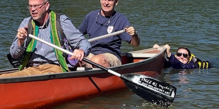 US priest is up a creek without a paddle