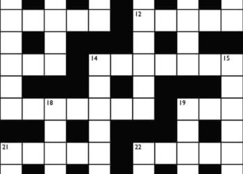 Crossword No. 1740