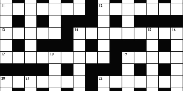 Crossword No. 1740