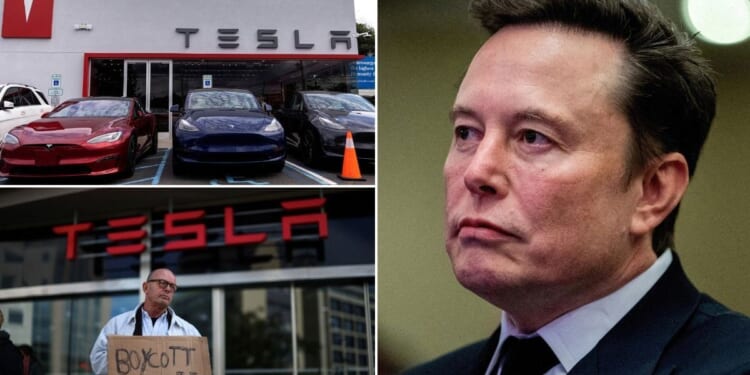 Tesla's UK sales slump by £500m as drivers refuse to buy Elon Musk’s electric car brand