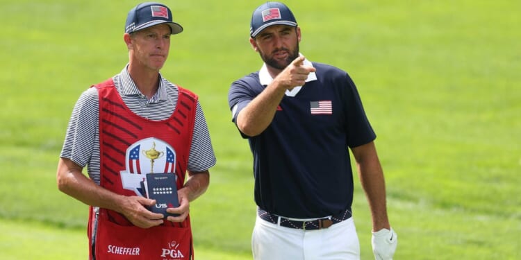 Scottie Scheffler's caddie issues public apology after explosive scenes at Ryder Cup