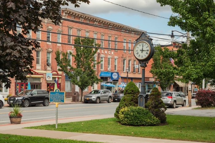 The village of Schoharie in Schoharie County, New York. 