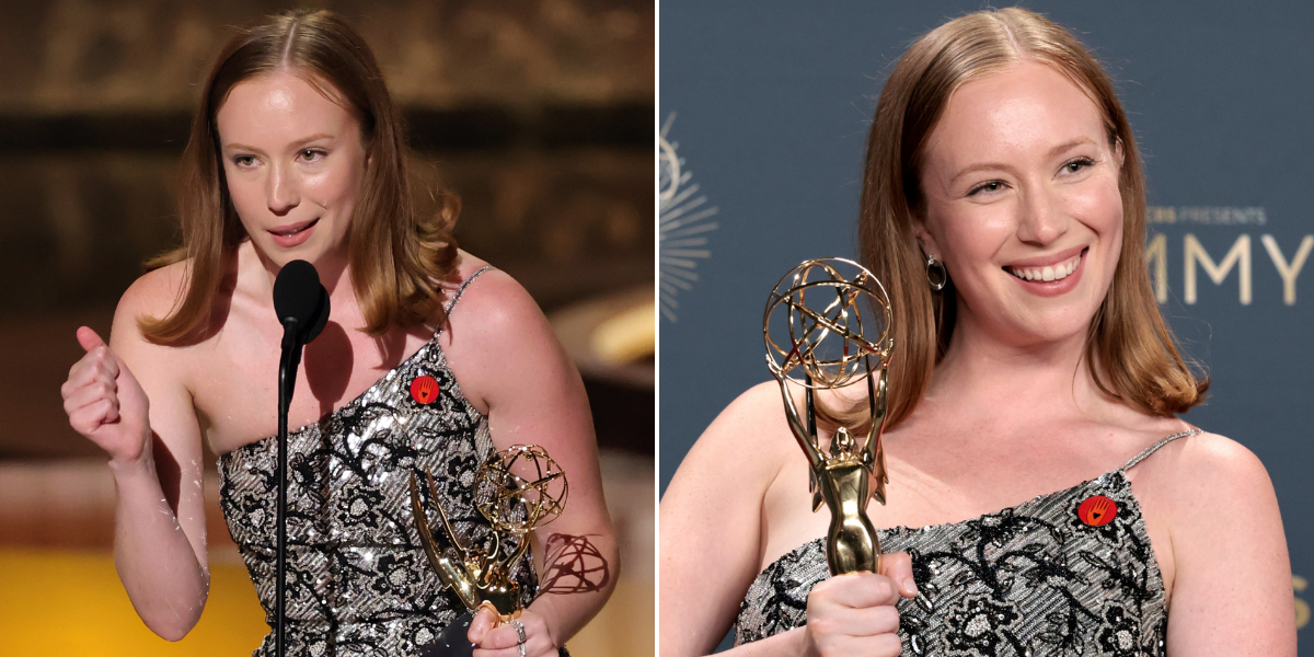 Emmys 2025 winner Hannah Einbinder has speech censored on-air as Hacks star yells 'f*** ICE' and 'Free Palestine' after award win