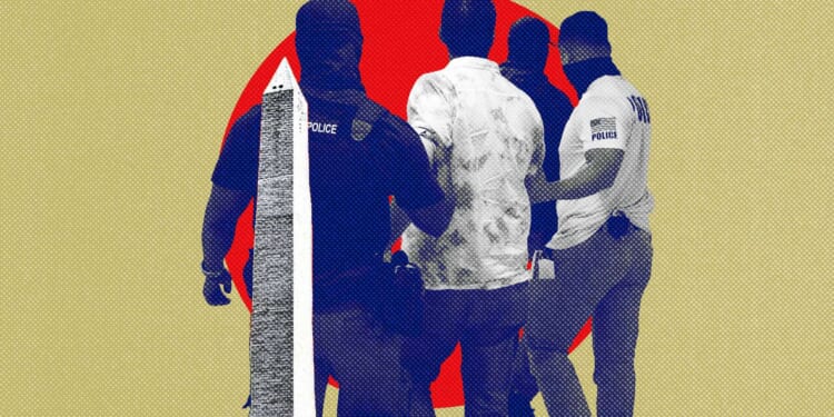 Immigrants arrested during D.C. police takeover sue the Trump administration