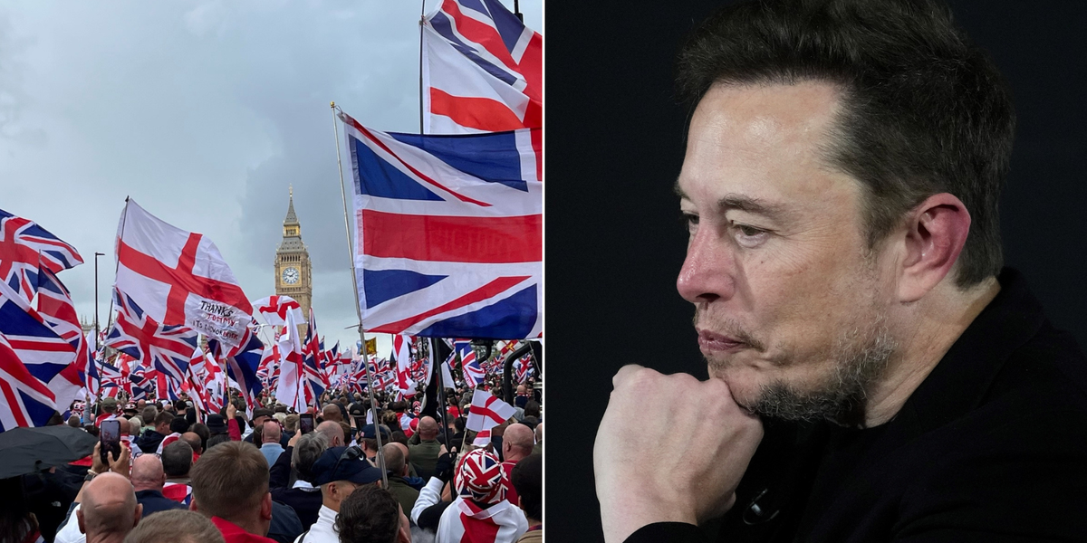 Labour rekindles free speech row with Elon Musk over 'dangerous' language at Unite the Kingdom protest