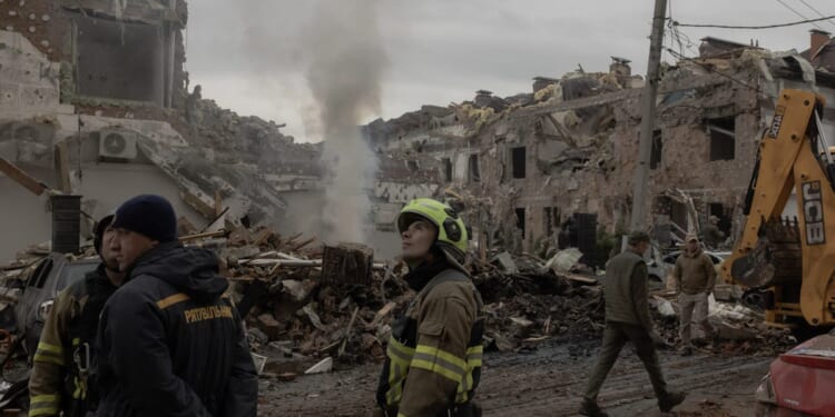 Russia Slams Ukraine With Nearly 600 Drones And 50 Missiles