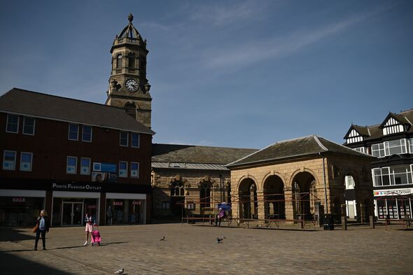 Pontefract in West Yorkshire