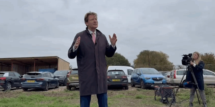 'Thank GOD for GB News!' Richard Tice hails People's Channel in defiant speech to solar farm protesters