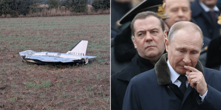 Britons 'should crap themselves with fear and tremble like animals' at Russian drones, warns top Putin ally Dmitry Medvedev