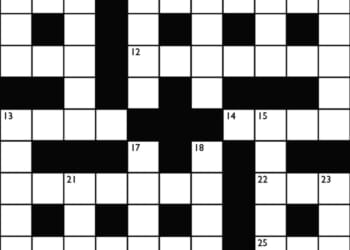 Crossword No. 1742