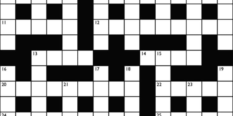 Crossword No. 1742