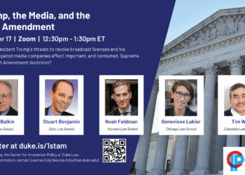 Trump, the Media, and the First Amendment